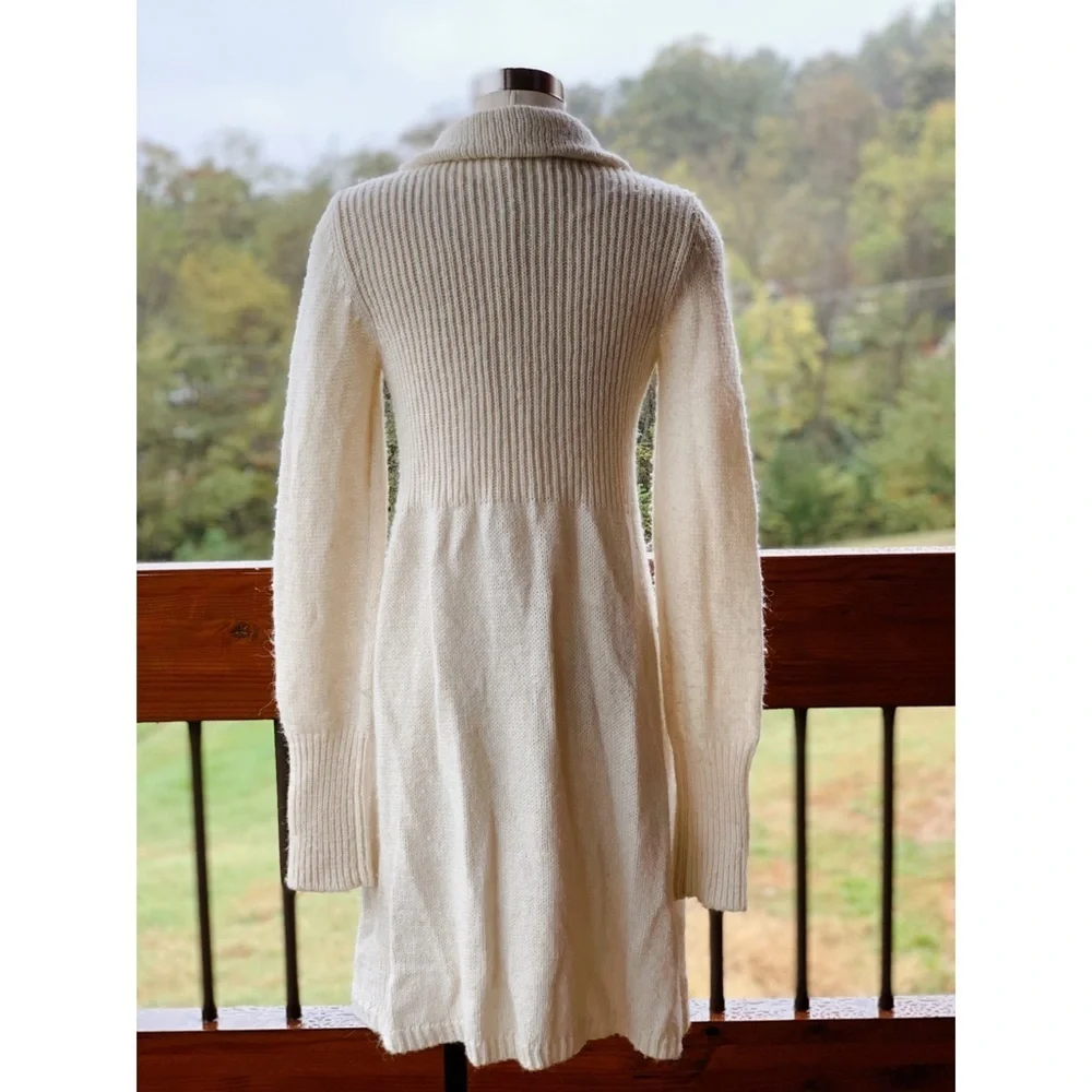 Women's Cream Cardigan Sweater